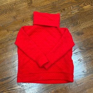 Gap Fit Turtleneck Quilted Sweatshirt